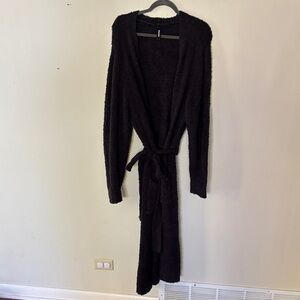 SKIMS Black Long Cardigan